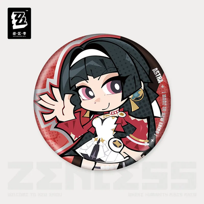 New Eridu Series Stars of Lyra Chibi Tinplate Badge