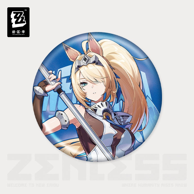 Zenless Zone Zero Artwork Series Airspace Patrol Department (A.P.D.) Tinplate Badge