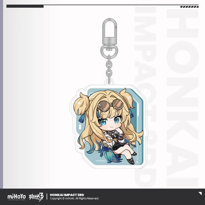 Chibi Series Acrylic Keychain Honkai Impact 3rd Songque ACG Go Anime www.acg-go.com Coralie, Dream Seeker, Helia, Honkai Impact 3rd, Lantern, Pendant & Keychain, Senadina, Songque, Thelema