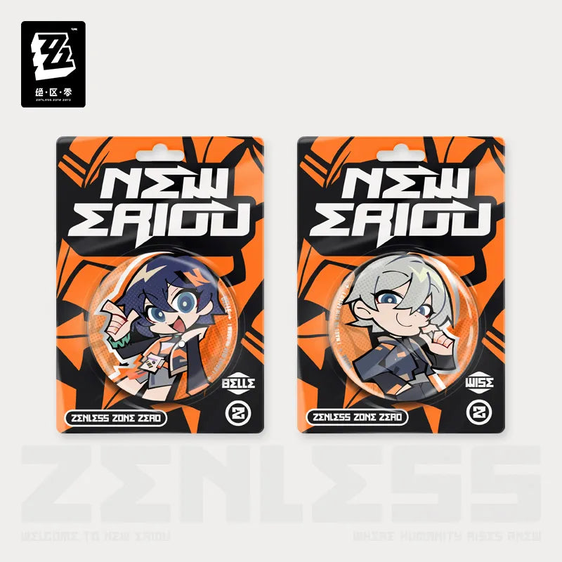 New Eridu Series Proxies Chibi Tinplate Badge