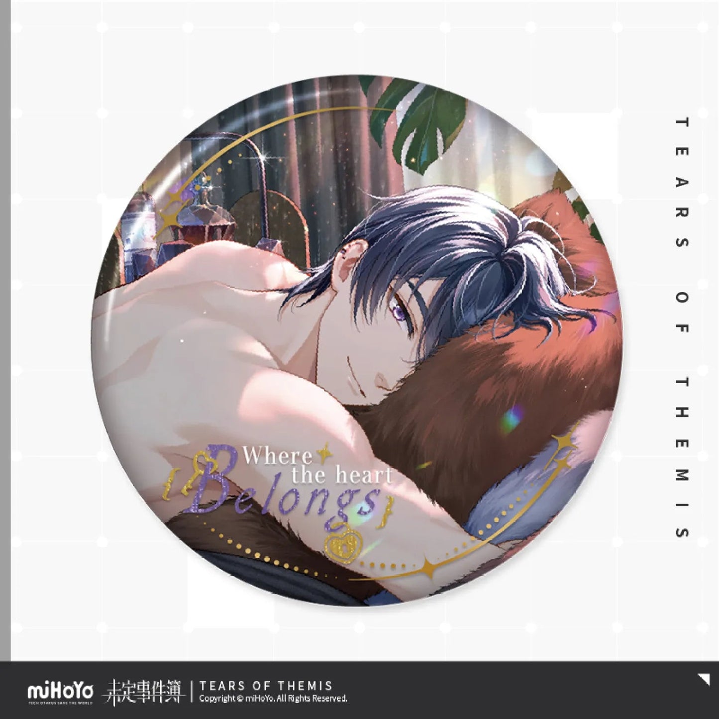 Where The Heart Series Tinplate Badge Tears of Themis