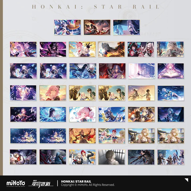 Honkai: Star Rail The Memories We Share Series PET Shikishi Cardboard