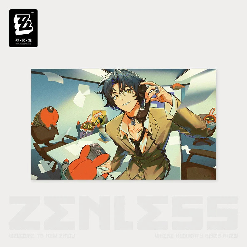 Random Play Video Tape Series Collectible Posters Vol. 4 Zenless Zone Zero Special Visitor [Asaba Harumasa] ACG Go Anime www.acg-go.com Art Decor, Zenless Zone Zero