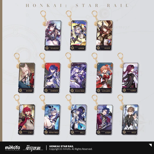 The Nihility Character Warp Artwork Acrylic Keychain