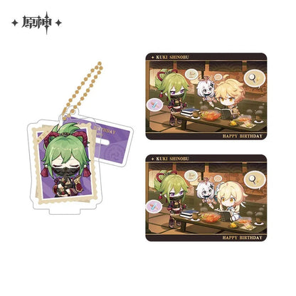 capturing the good times series stand keychain collection card ACG GO