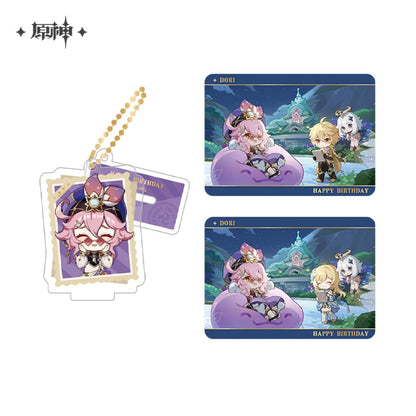 capturing the good times series stand keychain collection card ACG GO