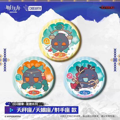 Echo of Snowy Mountain Series Double Shikishi Badge Constellation Ver.