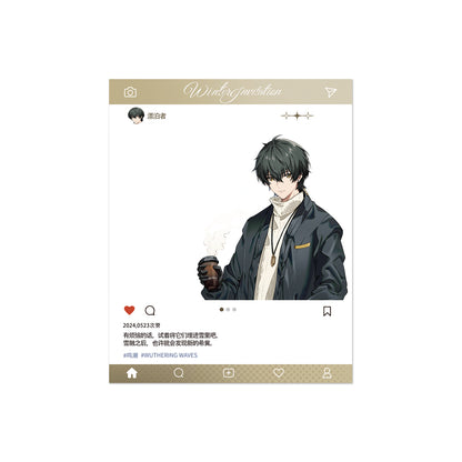 Winter Invitation Series Acrylic Photo Card