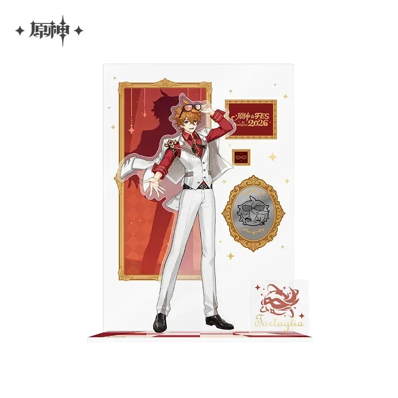 Genshin Impact FES 2026 Series Character Stand Set Tartaglia ACG Go Anime www.acg-go.com Arlecchino, Columbina, Flins, Genshin Impact, Skirk, Stand, Tartaglia, Wanderer