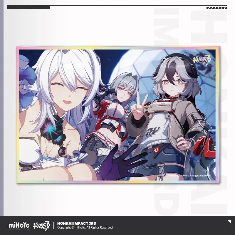 CG Series PET Shikishi Cardboard Honkai Impact 3rd Past And Future ACG Go Anime www.acg-go.com Cardboard, Honkai Impact 3rd
