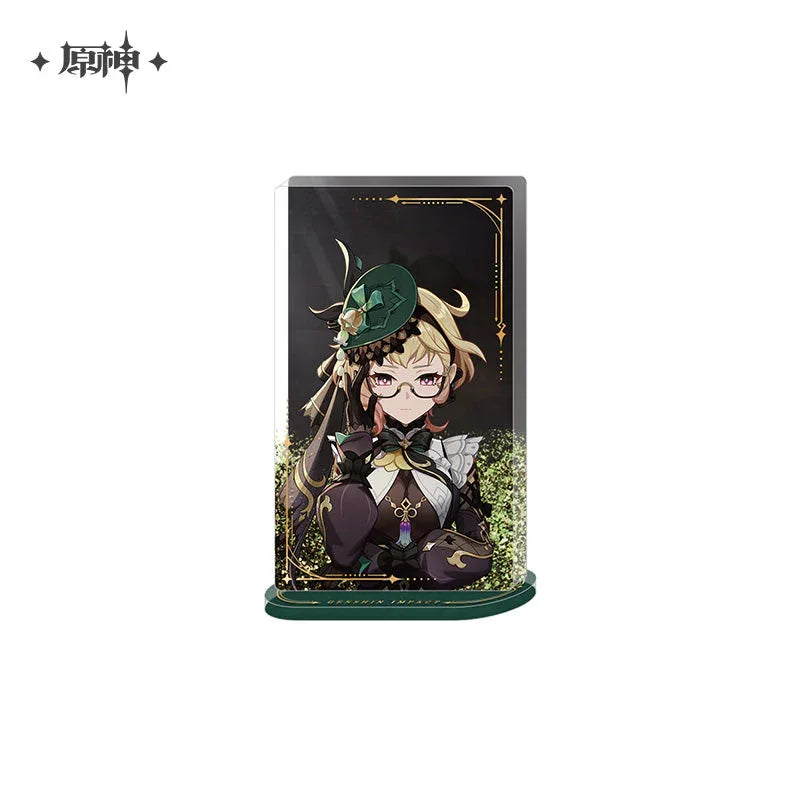 Character PV Series Glitter Quicksand Stand - Fontaine Genshin Impact Emilie ACG Go Anime www.acg-go.com Clorinde, Emilie, Furina, Lyney, Navia, Neuvillette, Sigewinne, Stand, Theme Artwork, Wriothesley