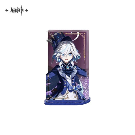 Genshin Impact Character PV Series Glitter Quicksand Stand - Fontaine Furina ACG Go Anime www.acg-go.com Clorinde, Emilie, Furina, Lyney, Navia, Neuvillette, Sigewinne, Stand, Theme Artwork, Wriothesley