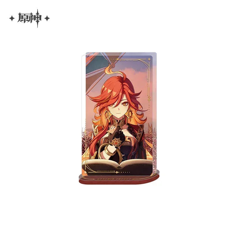 Genshin Impact Character PV Series Glitter Quicksand Stand Natlan Mavuika ACG Go Anime www.acg-go.com Chasca, Mavuika, Natlan, Stand, Xilonen