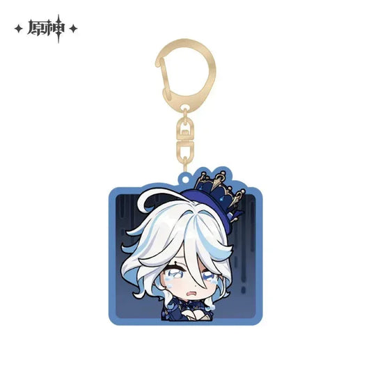 Genshin Impact Chibi Emojis Series Acrylic Keychain Court of Fontaine Furina ACG Go Anime www.acg-go.com Charlotte, Chevreuse, Clorinde, Court of Fontaine, Emilie, Freminet, Furina, Lynette, Lyney, Navia, Neuvillette, Pendant & Keychain, Sigewinne, Wriothesley
