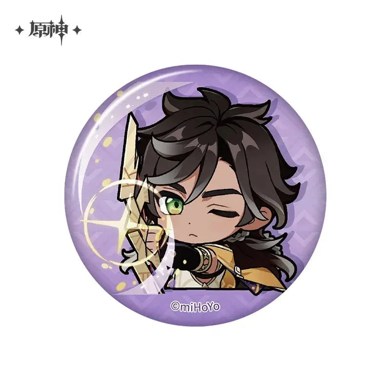 Chibi Emojis Series Badge Sumeru Genshin Impact Sethos ACG Go Anime www.acg-go.com Alhaitham, Badge, Candace, Character Artwork, Collei, Cyno, Dehya, Dori, Faruzan, Kaveh, Layla, Nahida, Nilou, Sethos, Tighnari, Wanderer