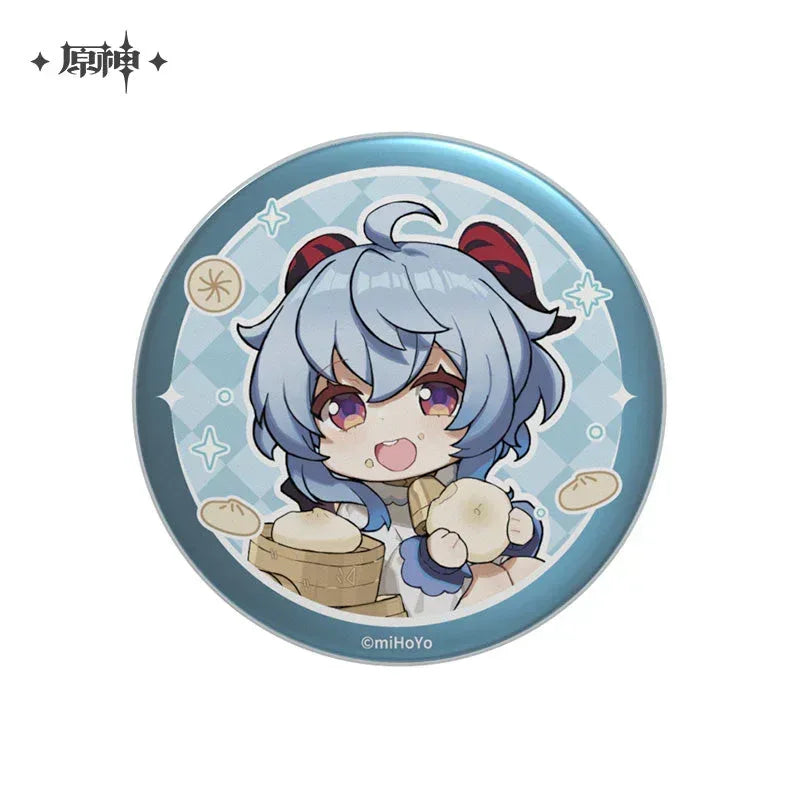 Genshin Impact Childhood’s Treasure Series Merch Badge / Ganyu ACG Go Anime www.acg-go.com Badge, Diluc, Ganyu, Kaeya, Ningguang, Noelle, Pillow, Stand, Tartaglia, Theme Artwork