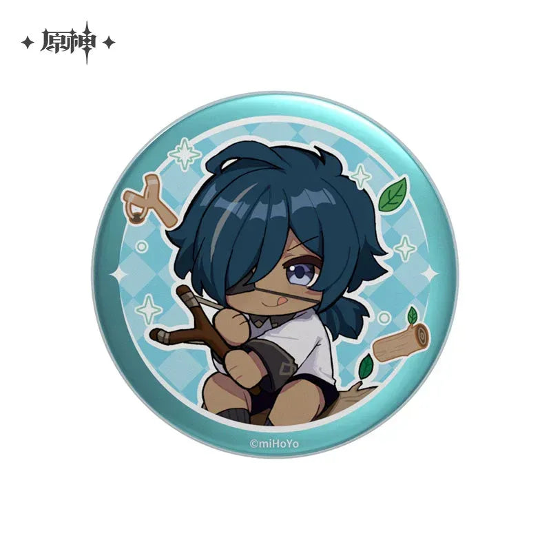 Genshin Impact Childhood’s Treasure Series Merch Badge / Kaeya ACG Go Anime www.acg-go.com Badge, Diluc, Ganyu, Kaeya, Ningguang, Noelle, Pillow, Stand, Tartaglia, Theme Artwork