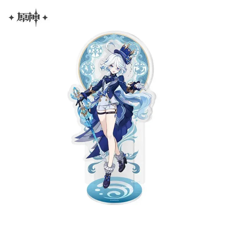 Genshin Impact Court of Fontaine Theme Series Character Acrylic Stand Furina ACG Go Anime www.acg-go.com Charlotte, Chevreuse, Clorinde, Court of Fontaine, Emilie, Freminet, Furina, Lynette, Lyney, Navia, Neuvillette, Sigewinne, Stand, Wriothesley