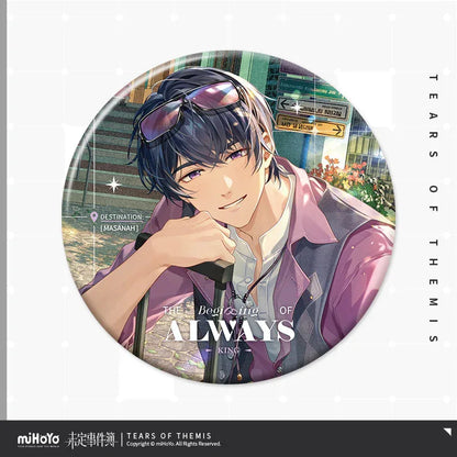 Tears of Themis The Beginning of Always Series Tinplate Badge Marius von Hagen ACG Go Anime www.acg-go.com Artem Wing, Badge, Luke Pearce, Marius von Hagen, Tears of Themis, Vyn Richter