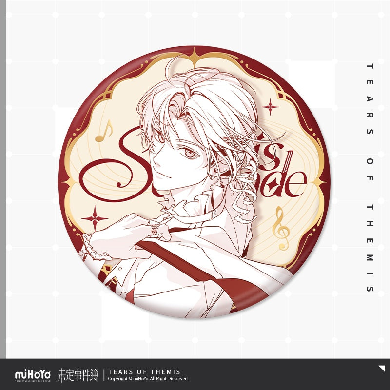 Tears of Themis Stellis Serenade Series Photolithographic Two-color Line Drawing Style Badge