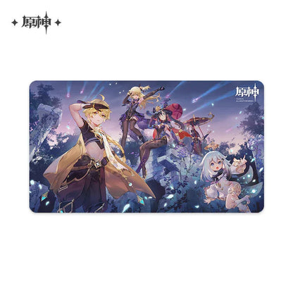 Gaming Mouse Pad Vol 1 Genshin Impact Unreconciled Stars ACG Go Anime www.acg-go.com Aether, Barbara, Eula, Event Artwork, Gaming Mouse Pad, Jean, Kaedehara Kazuha, Lumine, Office Supply, Tartaglia, Zhongli