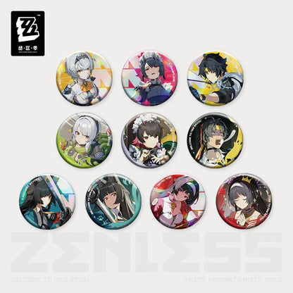 Inter-Knot Series Tinplate Badge Mystery Box Vol.1 Zenless Zone Zero All Set (10 pcs) ACG Go Anime www.acg-go.com Badge, Mystery Box, Zenless Zone Zero