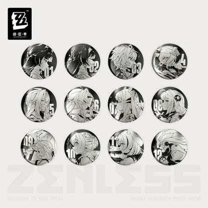 Zenless Zone Zero Time Signal Research Series Metallic Mirror Badge Vol.2
