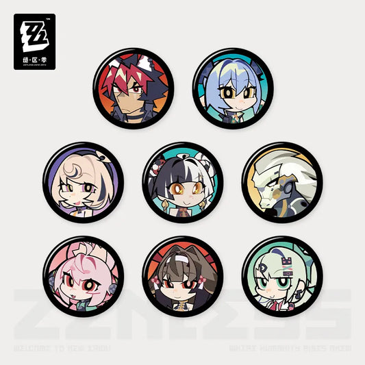Zenless Zone Zero Affinity Excellent Series Agent Avatar Mini Badge Mystery Box Vol.6