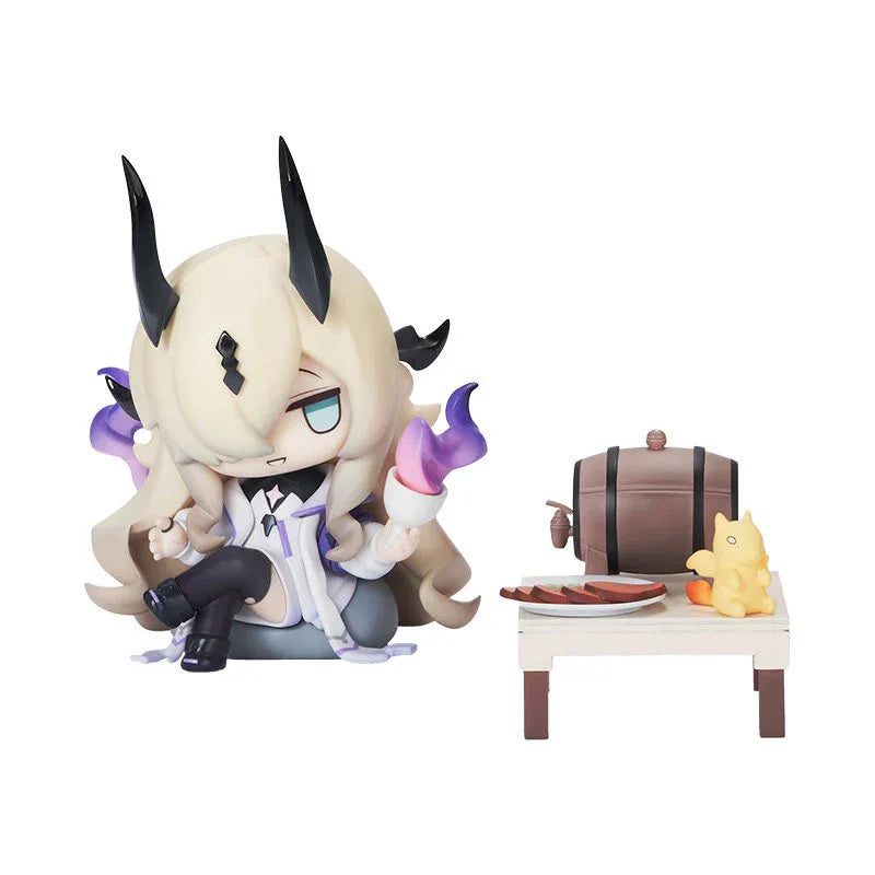 Arknights ChatChat Series Chibi Figure (Necrass, Reed the Flame Shadow)