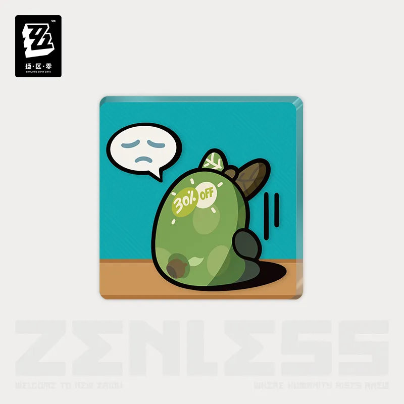 En-Nah Stroll Series Bangboo Acrylic Refrigerator Magnet