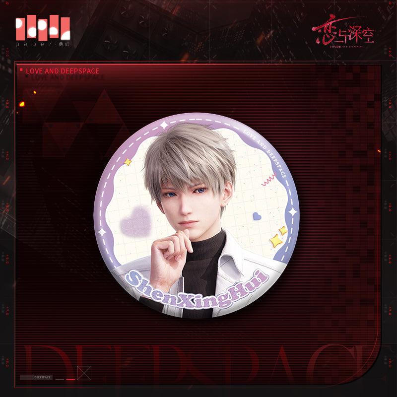 Cage Time Series Tinplate Badge