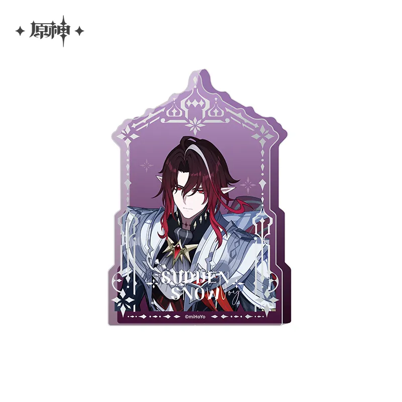 Genshin Impact Sudden Snow Series Merch Thick Acrylic Ornament