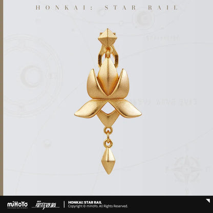dan heng imbibitor lunae theme impression series water lily earrings ACG GO