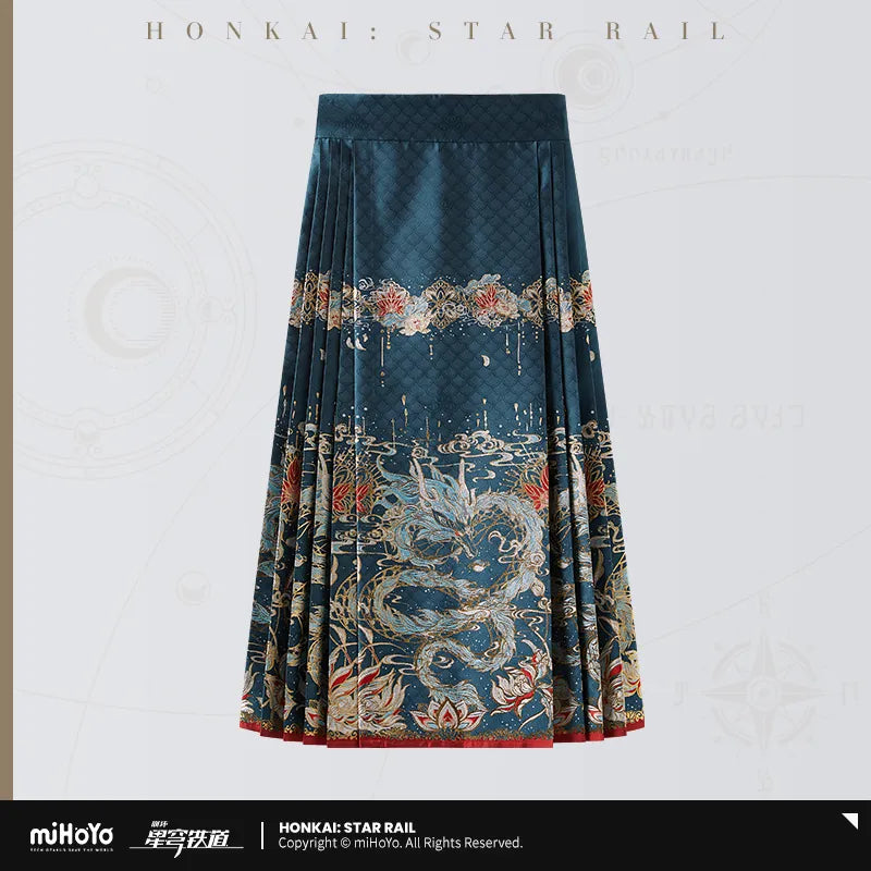 dan heng imbibitor lunae theme impression series zipper mian skirt ACG GO