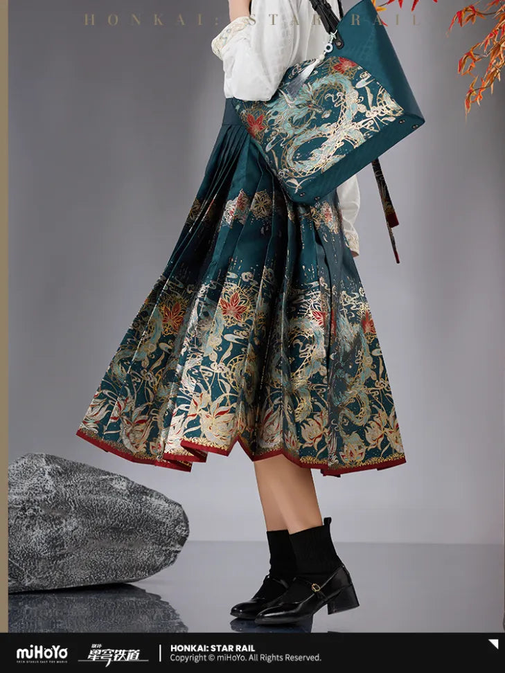 dan heng imbibitor lunae theme impression series zipper mian skirt ACG GO