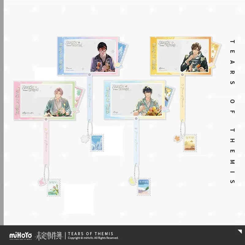 Tears of Themis Heart of Every Seasons Series Acrylic Photo Stick Luke Pearce ACG Go Anime www.acg-go.com Art Decor, Artem Wing, Luke Pearce, Marius von Hagen, Tears of Themis, Vyn Richter