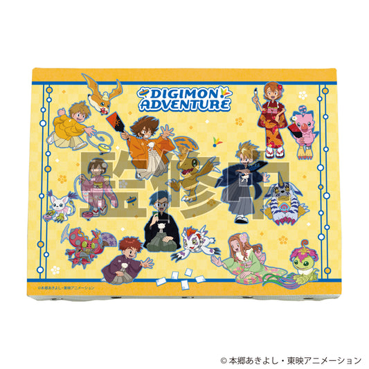 New Year's Ver. Original Illustration Group Design Canvas Board