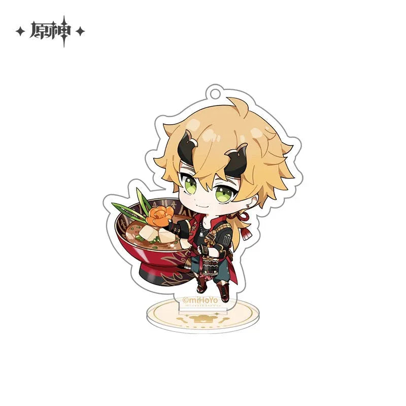 Delicious Party Theme Series Acrylic Stand Genshin Impact Thoma ACG Go Anime www.acg-go.com Albedo, Barbara, Bennett, Chongyun, Diona, Fischl, Ganyu, Genshin Impact, Hu Tao, Jean, Kaedehara Kazuha, Keqing, Klee, Kujou Sara, Lisa, Mona, Noelle, Qiqi, Raiden Shogun, Razor, Rosaria, Stand, Sucrose, Tartaglia, Thoma, Venti, Xiangling, Xiao, Xingqiu, Xinyan, Yanfei, Yelan, Zhongli