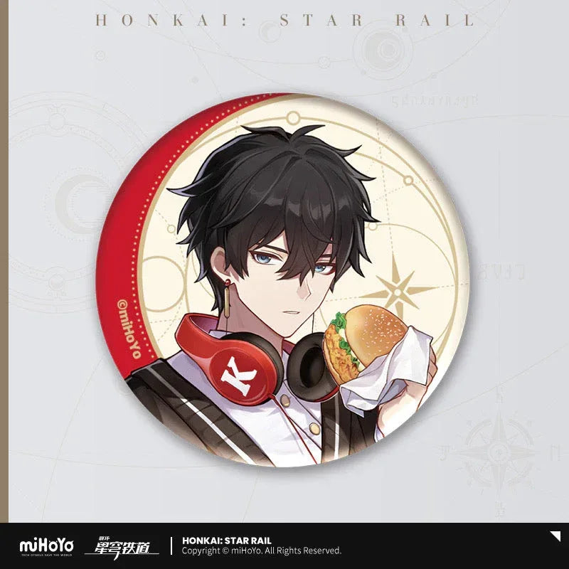 Honkai: Star Rail Delicious Sailing Series Badge A-Dan Heng ACG Go Anime www.acg-go.com Dan Heng, March 7th, Pom-Pom