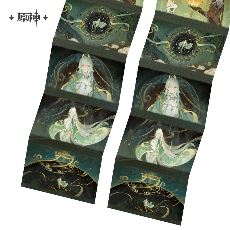 Genshin Impact Yun Jian Yue Series Liyue Theme Mini Book Refrigerator Magnet