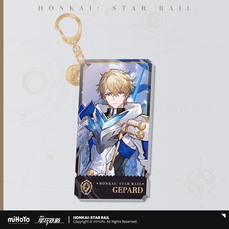 The Preservation Character Warp Artwork Acrylic Keychain