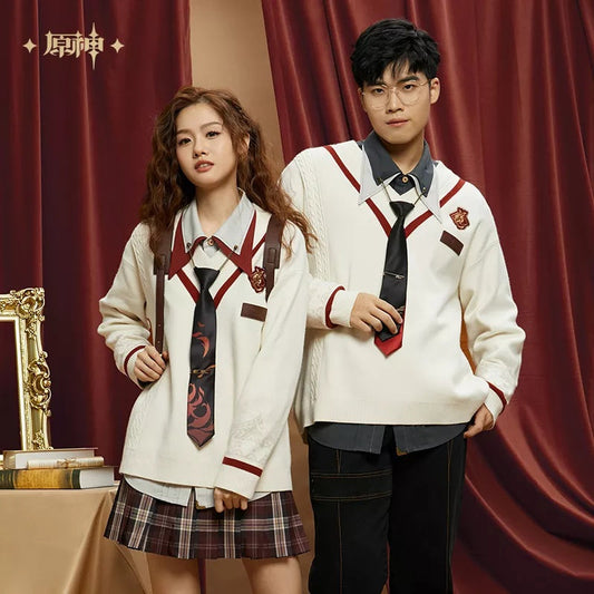 diluc ragnvindr series white sweater ACG GO