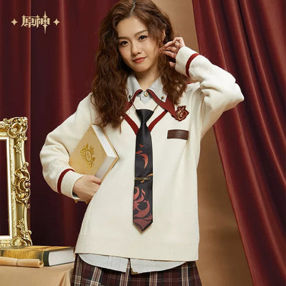 diluc ragnvindr series white sweater ACG GO