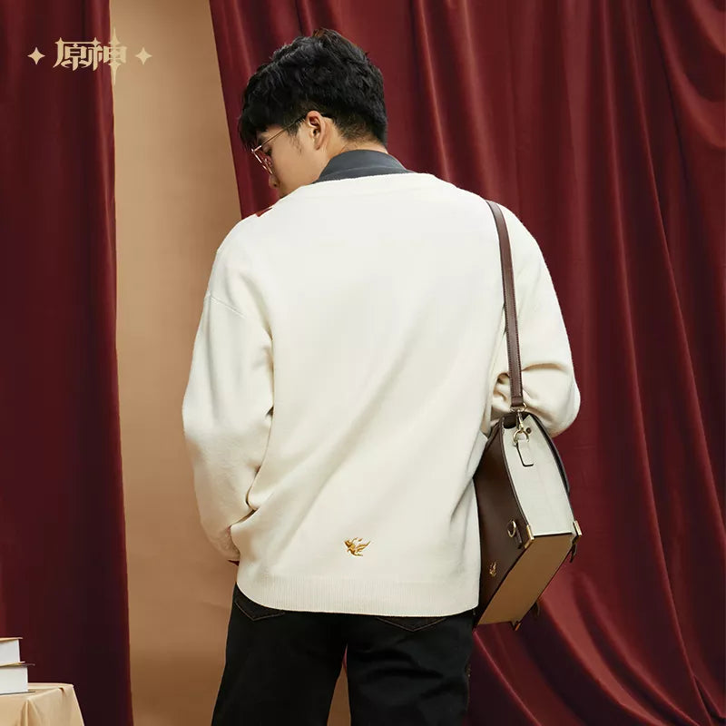 diluc ragnvindr series white sweater ACG GO