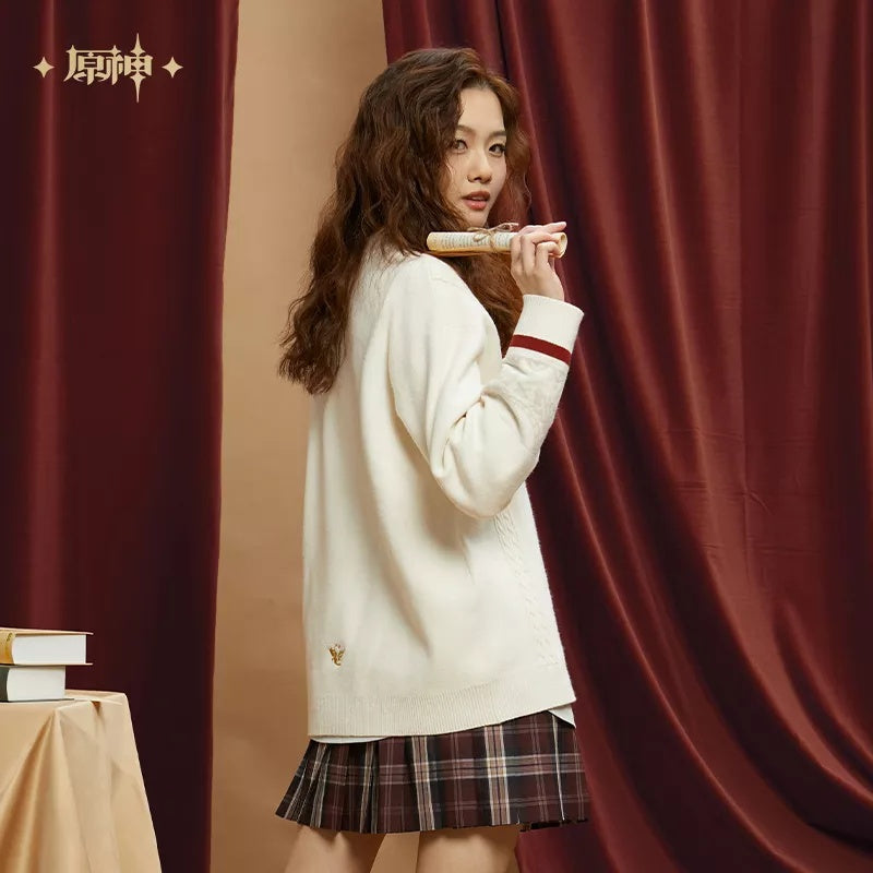 diluc ragnvindr series white sweater ACG GO