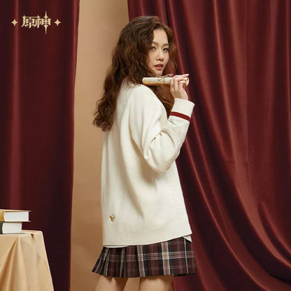 diluc ragnvindr series white sweater ACG GO