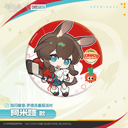Tomato Joypot Party Series Glittering Shikishi Badge Arknights