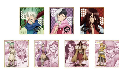 dr stone trading mini colored art board mystery box ACG GO