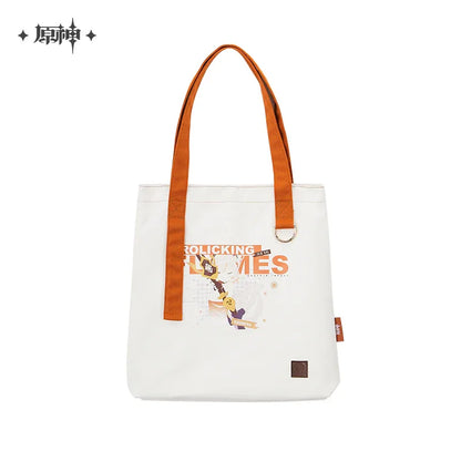 Yoimiya Frolicking Flames Canvas Tote Bag Genshin Impact Canvas Tote Bag ACG Go Anime www.acg-go.com Apparel, Canvas Bag, Yoimiya