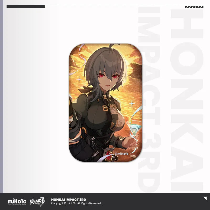 Birthday Greeting Series Tinplate Badge Honkai Impact 3rd
